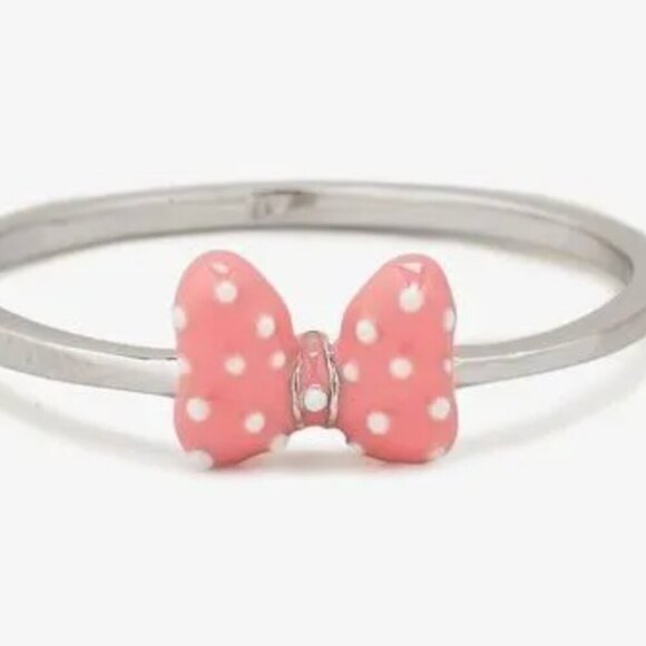 NWT Set of 2 Pura Vida Disney Minnie Mouse Rings Minnie Ears Minnie Bow Size 6 - Picture 10 of 15